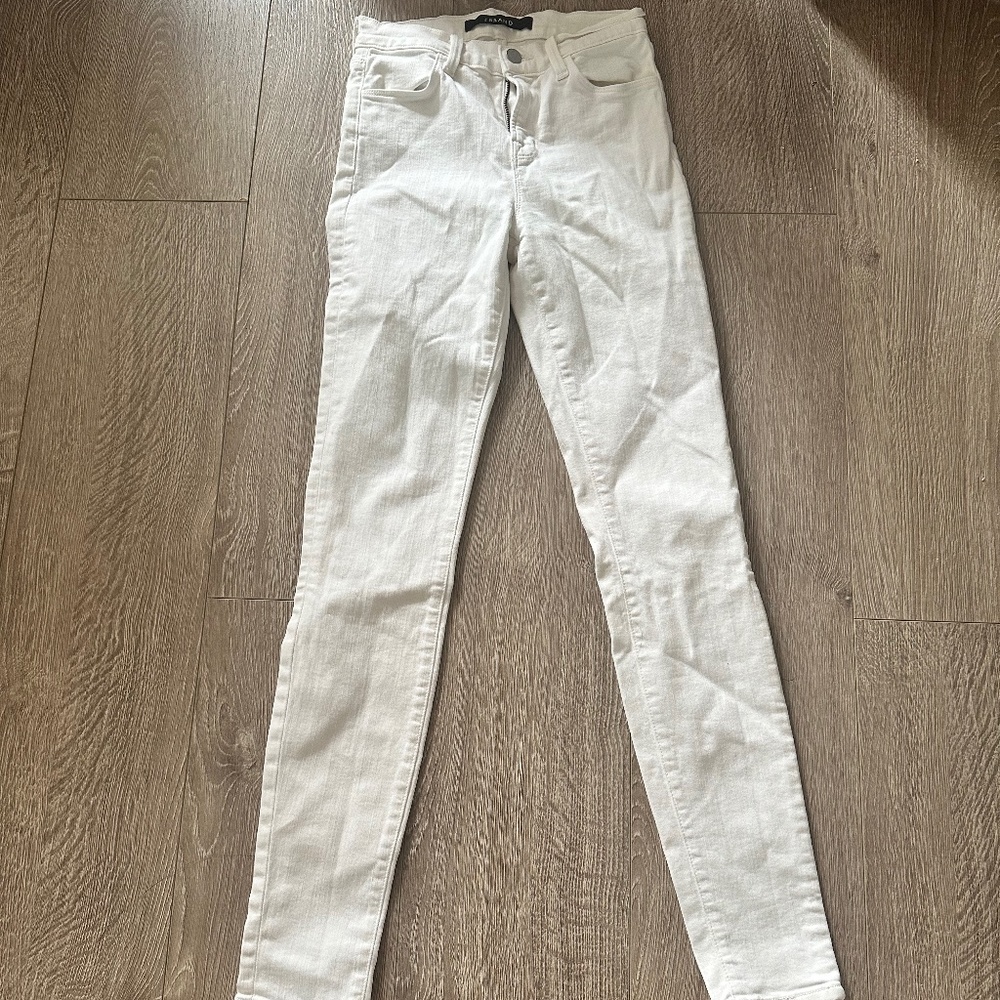 White J Brand skinny jeans